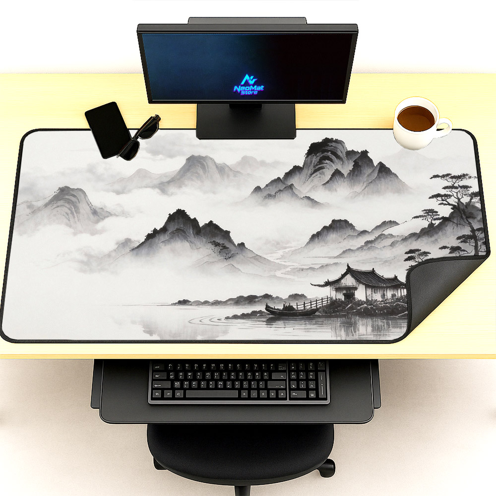 Chinese Mouse Mat Black White  - Gaming Accessories Officeworks 评论和价格
