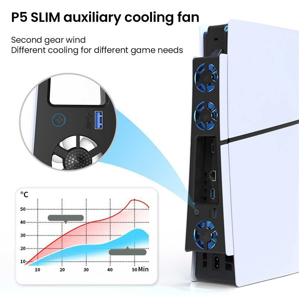 Gaming Cooler Fan Efficient Co - Gaming Accessories Led 评论和价格