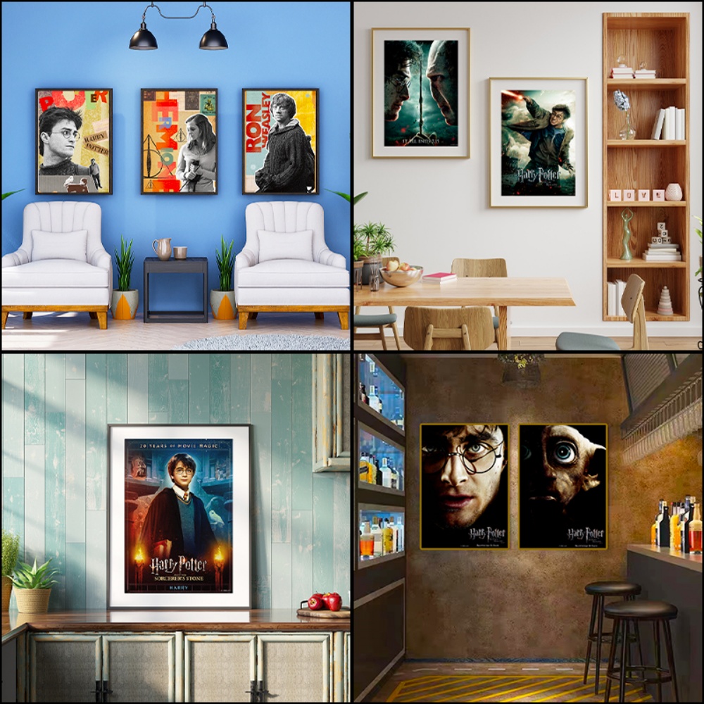 Genuine Harry Potter Posters H - Gaming Accessories Room 评论和价格