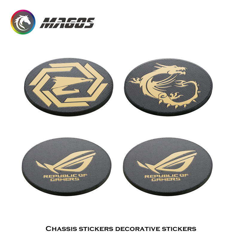 Computer Case Fan Metal Sticke - Gaming Accessories Room 评论和价格