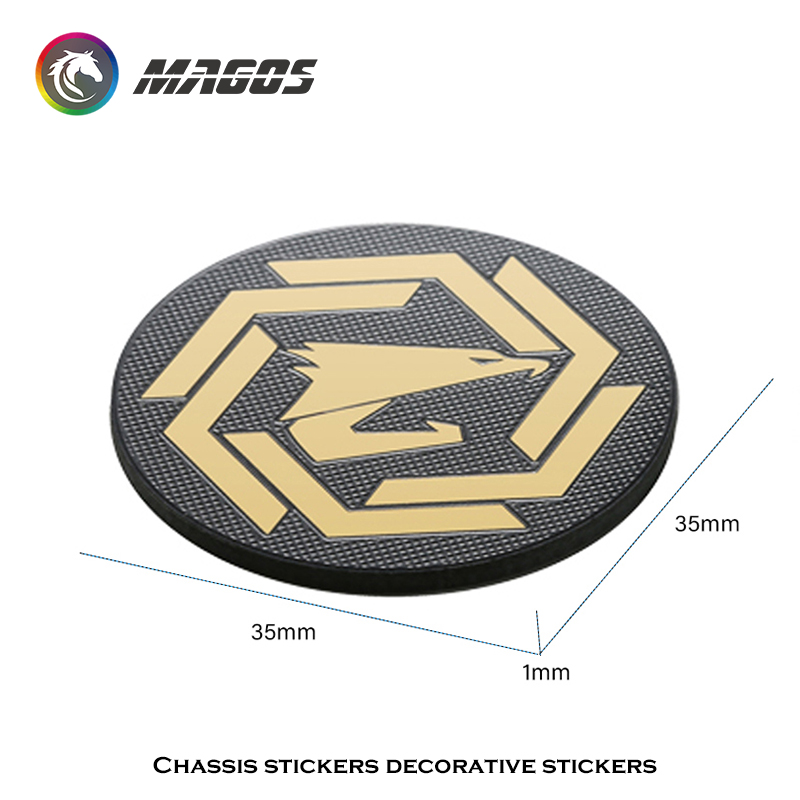 Computer Case Fan Metal Sticke - Gaming Accessories Room 评论和价格