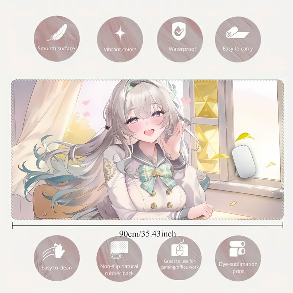 Large Anime Girl Mouse Pad Fir - Gaming Accessories Officeworks 评论和价格