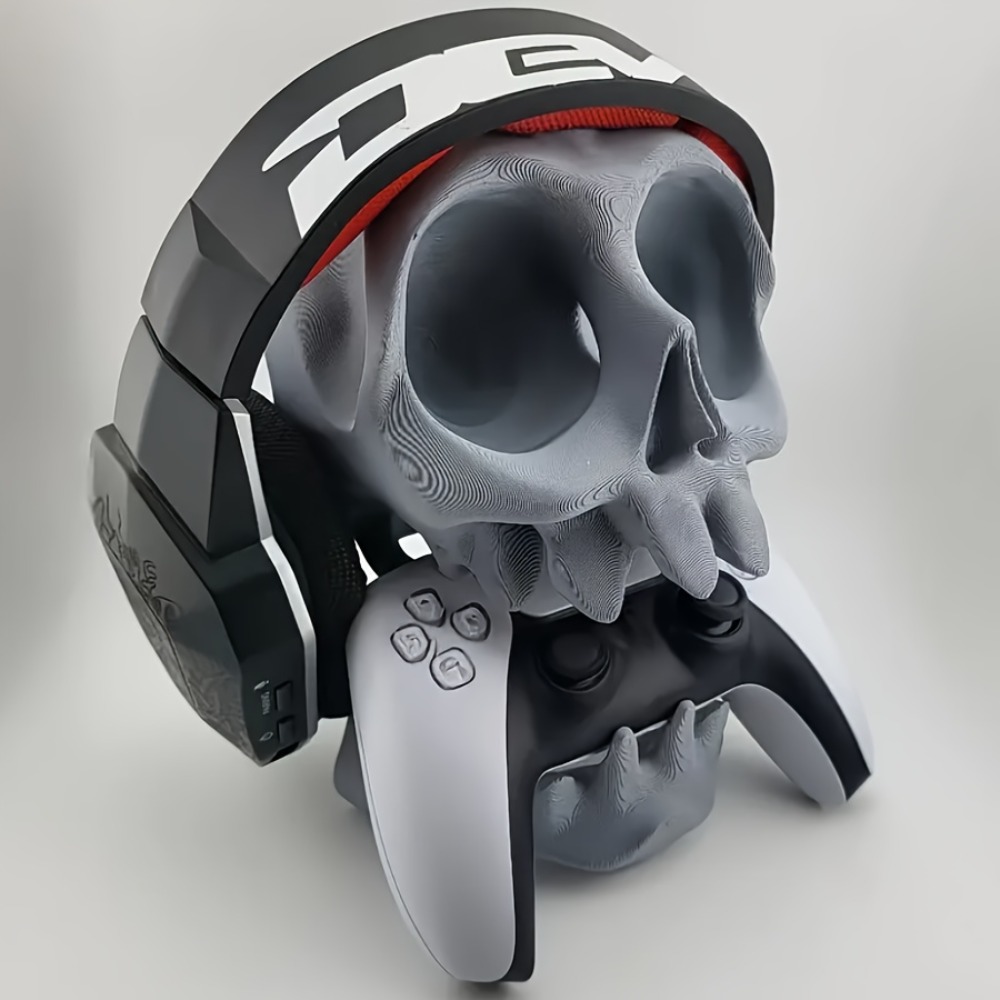 Skull Shaped Controller Stand  - Gaming Accessories Room 评论和价格
