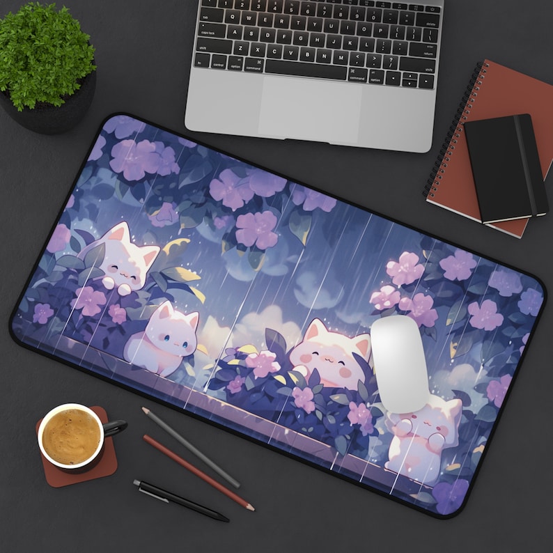 Kawaii Cats in the Rain Large  - Gaming Accessories Officeworks 评论和价格