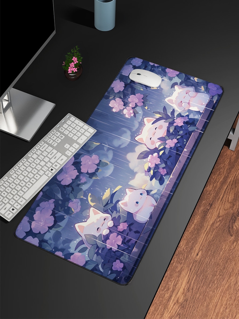 Kawaii Cats in the Rain Large  - Gaming Accessories Officeworks 评论和价格