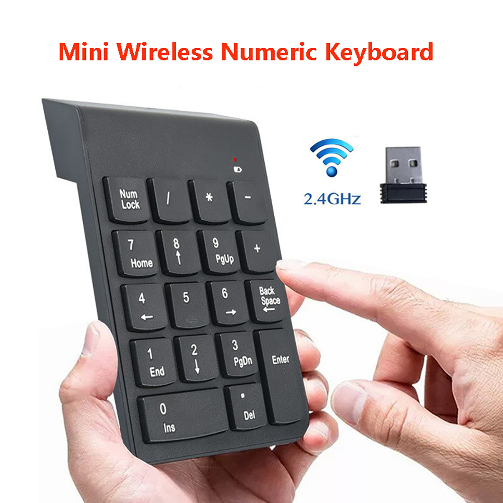 Mini Wireless Numeric Keyboard - Keyboard Numpad Separate 评论和价格