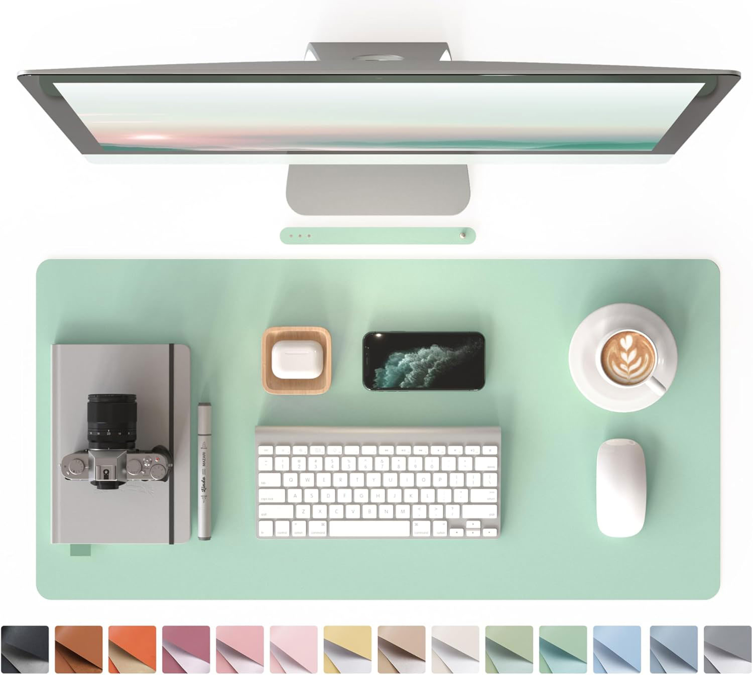 PU Mouse Pad, Faux Leather Lar - Gaming Accessories Officeworks 评论和价格
