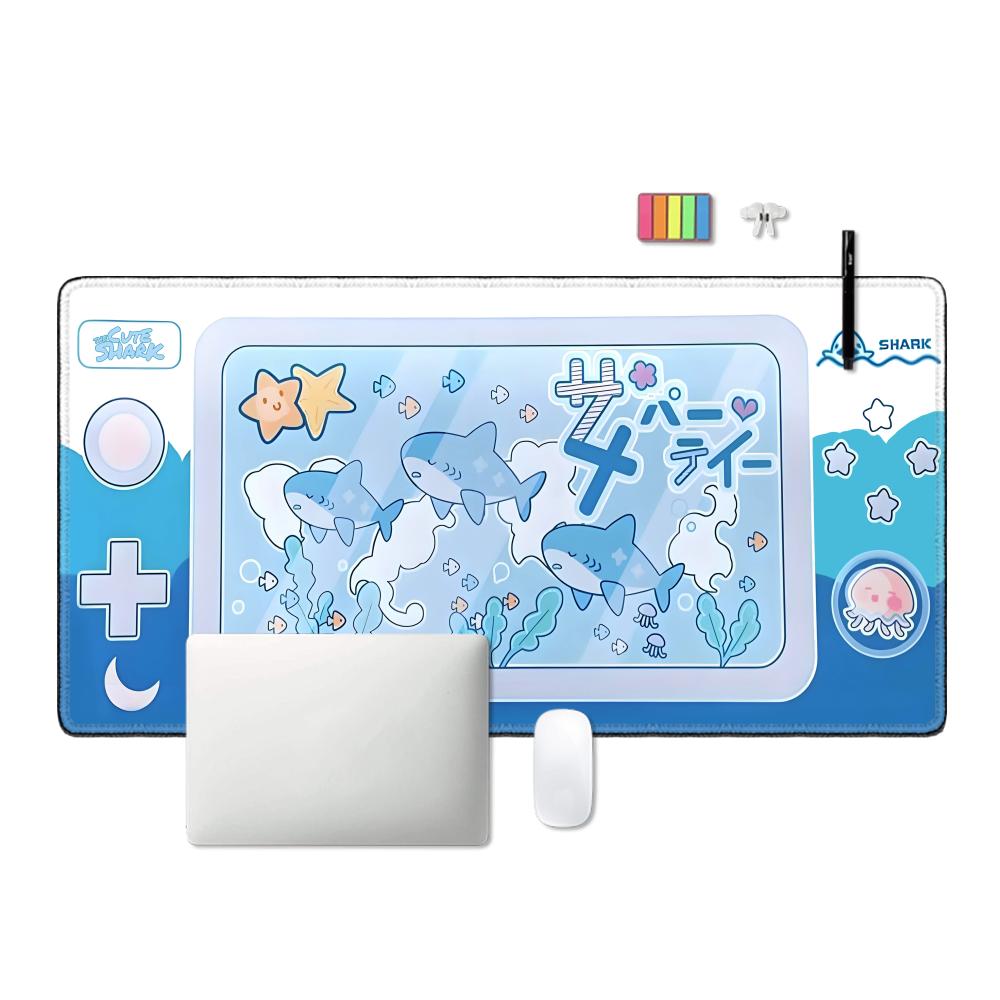 Cute Shark Party Mouse Pad Lar - Gaming Accessories Officeworks 评论和价格